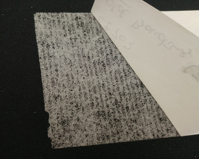 Papel de revestimiento de malla termofusible PA